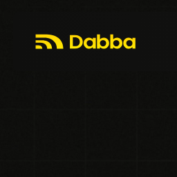 Логотип Dabba, представляющий децентрализованный высокоскоростной доступ в интернет в Индии с технологией Web3