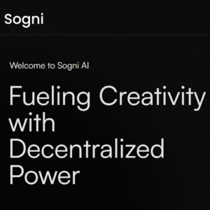 Sogni AI – Decentralized Creative AI & GPU Render Network