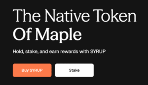 Maple finance syrup token