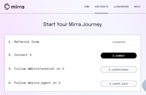 Mirra network Регистрация