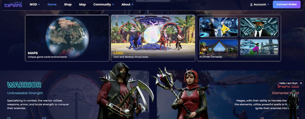 World of dypians games