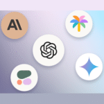 Website dashboard showing site settings and robots.txt for AI indexing