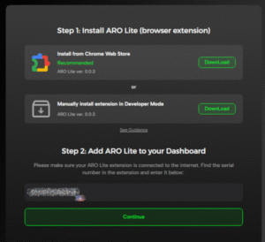 Aro network aro lite