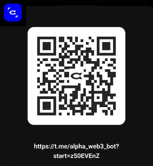 Alpha one qr code invite link