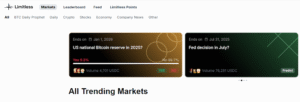 Limitless dashboard
