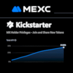 MEXC Kickstarter Campaign Dashboard – MX Commitment and Airdrop Allocation Interface
