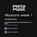 MetaMask – Интерфейс Кампании Missions с NFT Pass и Отслеживанием Заданий