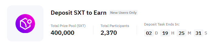 Sxt token splash dashboard