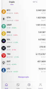 Cold wallet interface