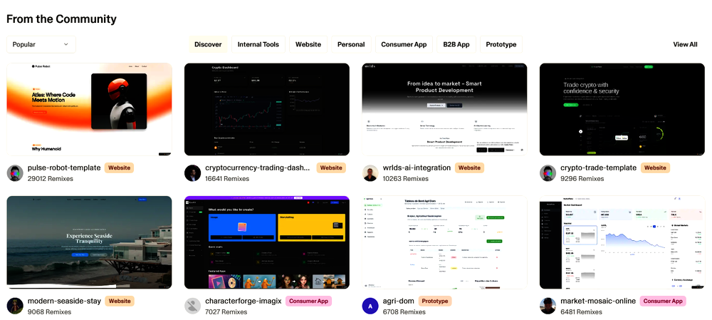 Lovable примеры