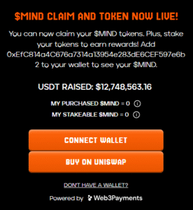 Mind of pepe purchase token
