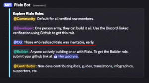 Rialo discord roles