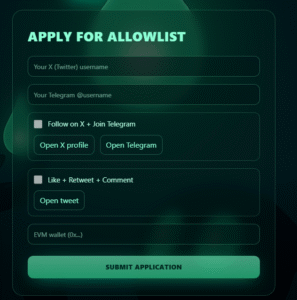 Plazix allowlist