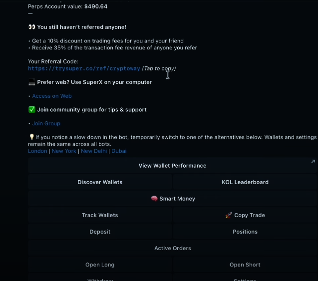 Superx main features