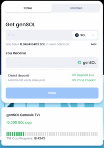 Toby stake dashboard