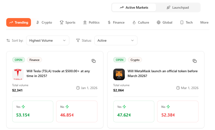 Entrave dashboard