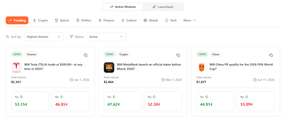 Entrave dashboard