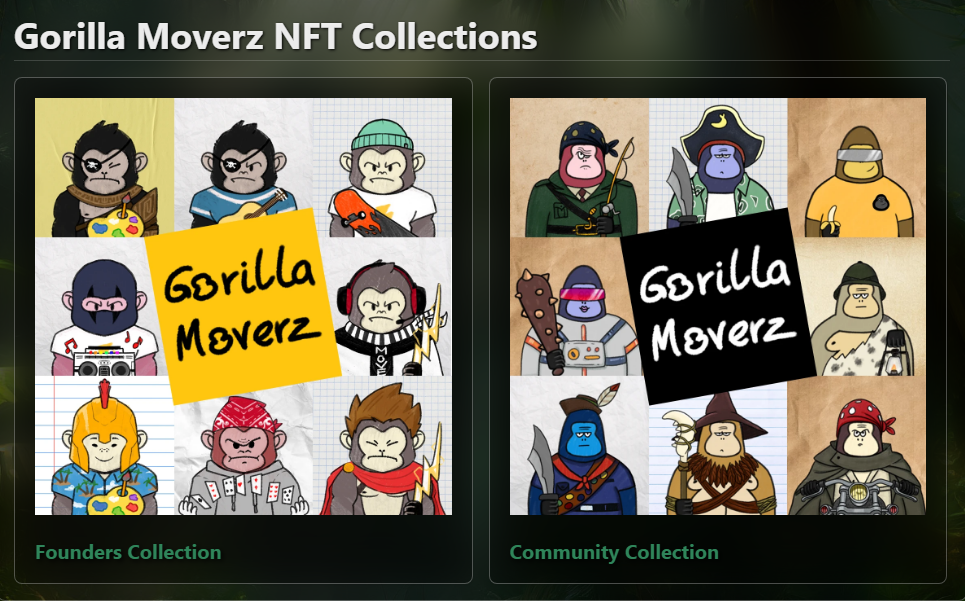 Gorilla moverz nfts