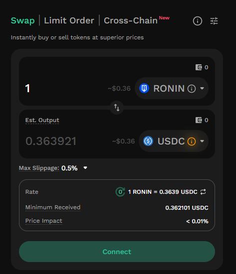 Kyber network ronin