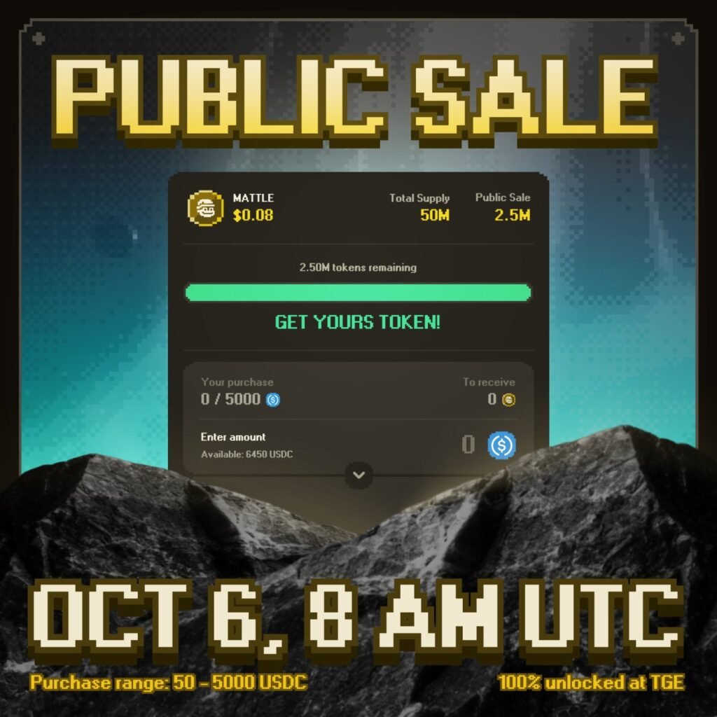 Mattle public sale
