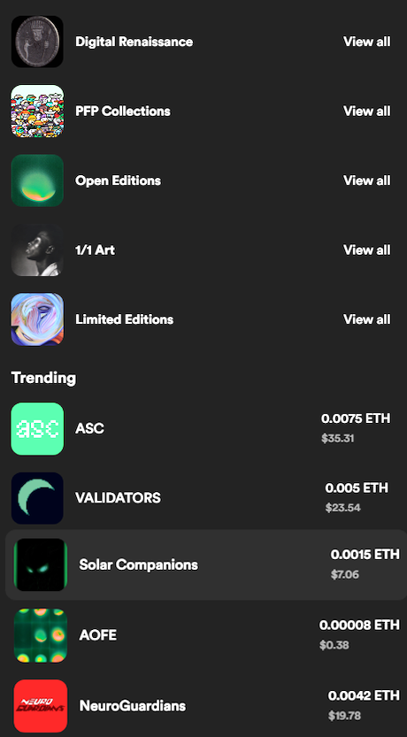 Scope collections