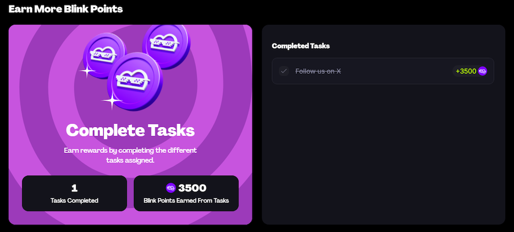 Bluff tasks dashboard