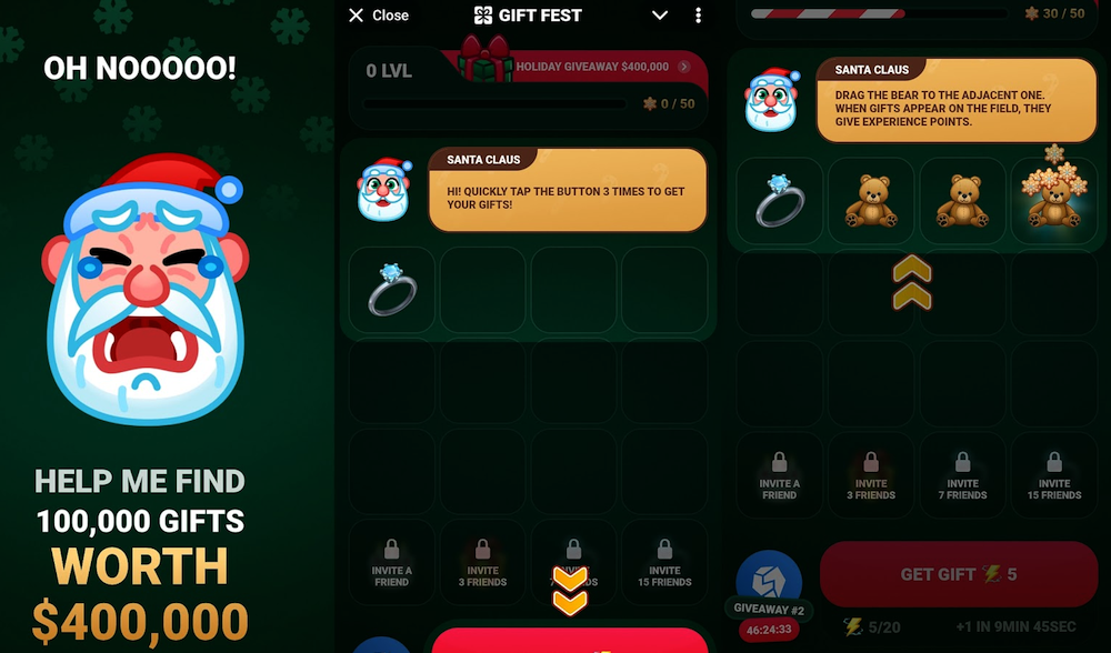 Gift fest gamethrough