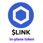 Link in plane token logo