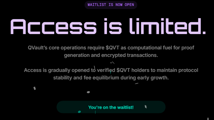 Qvault waitlist