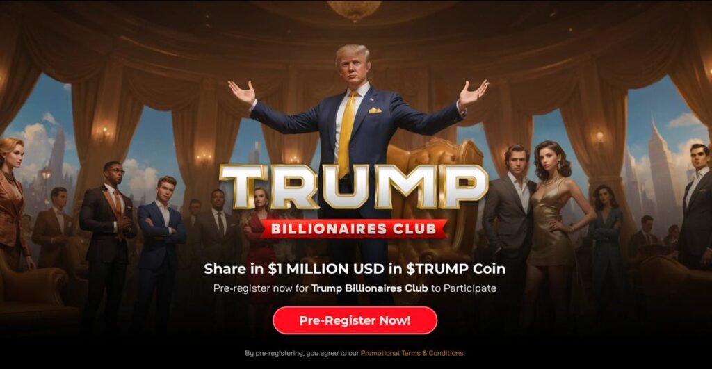 Trump billionaires club banner