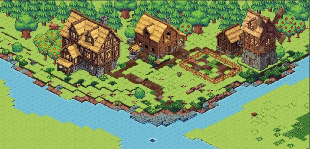 Gold grass world banner