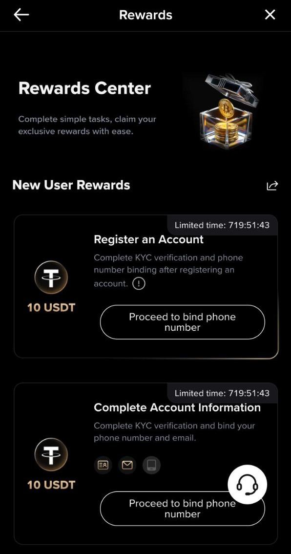 Kcex rewards