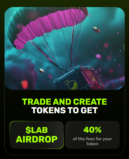 Lab tokens airdrop