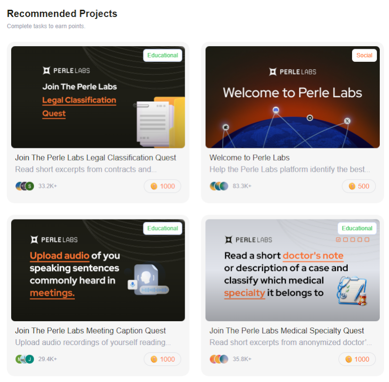 Perle labs projects