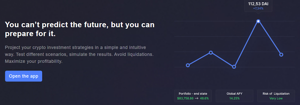Projection finance banner