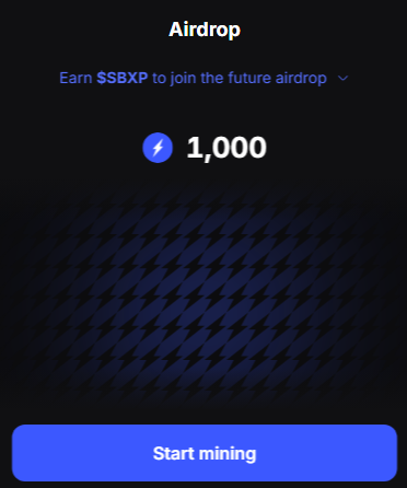 Sbxp token airdrop