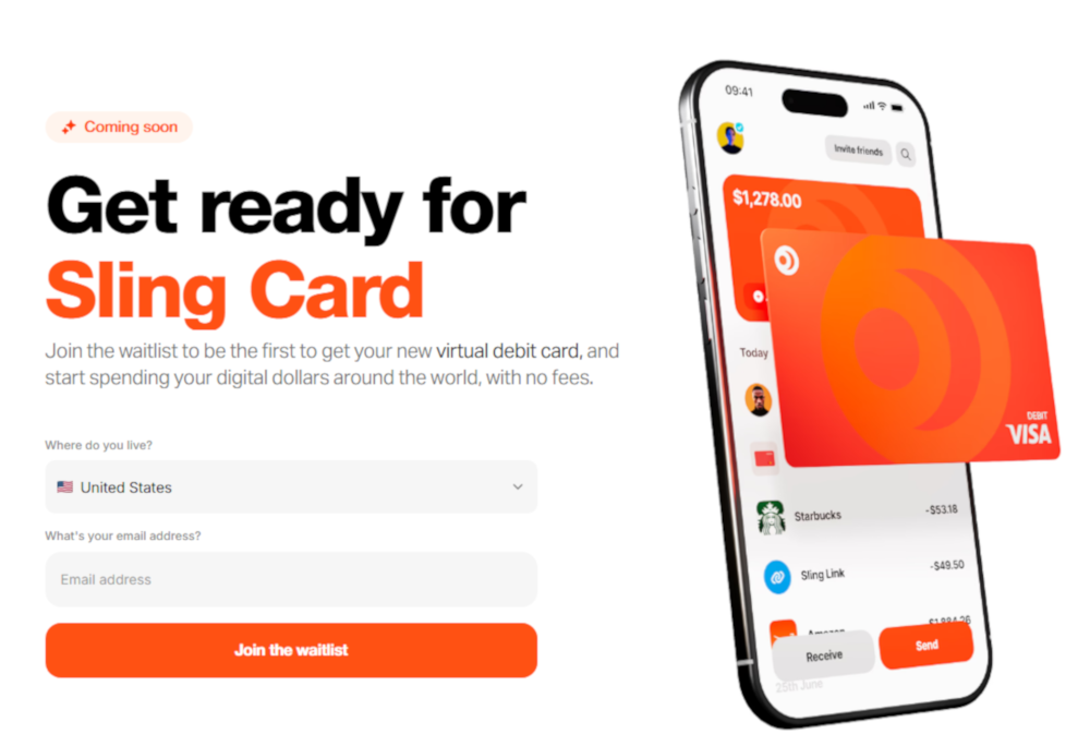 Sling money banner