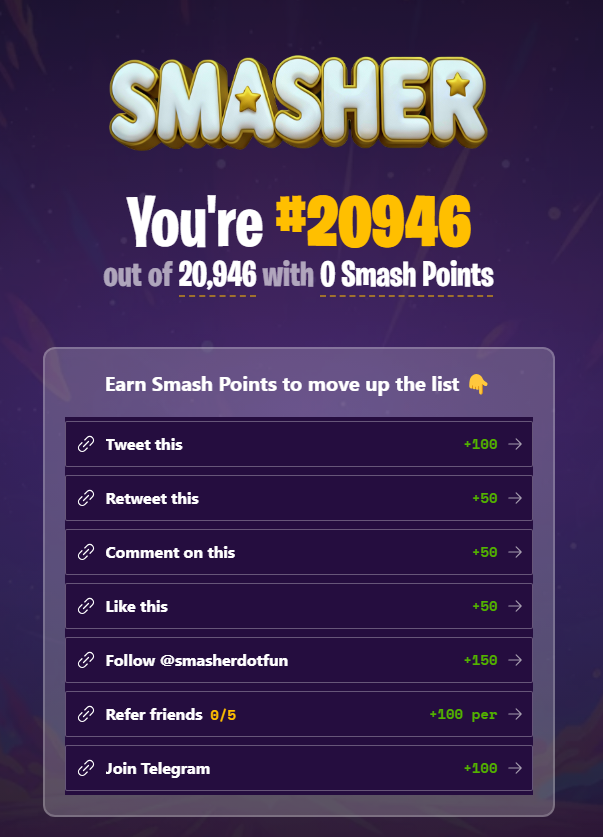 Smasher points