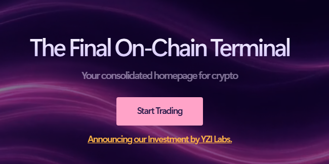 Tradegenius terminal banner