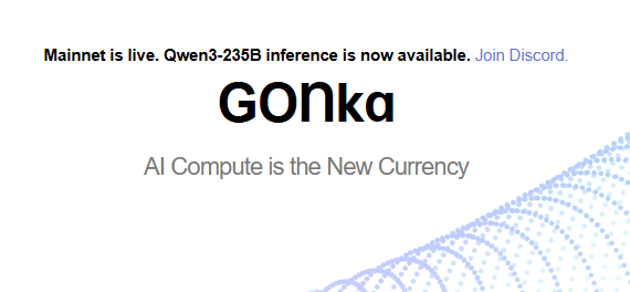 Gonka banner